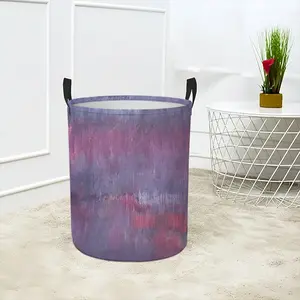 Red Storm Laundry Basket (Round Bottom)