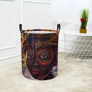 Colorful Dreams Laundry Basket (Round Bottom)