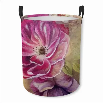 Smell Of Rose Laundry Basket (Round Bottom)