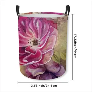 Smell Of Rose Laundry Basket (Round Bottom)