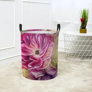 Smell Of Rose Laundry Basket (Round Bottom)