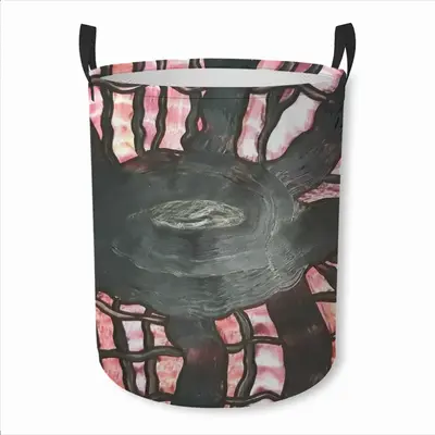 Black Web Laundry Basket (Round Bottom)