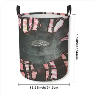 Black Web Laundry Basket (Round Bottom)