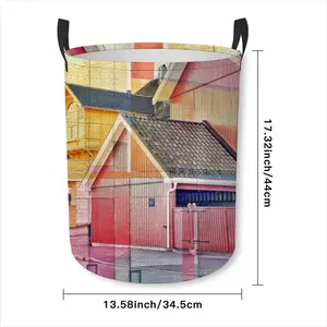 Candy-Colored Laundry Basket (Round Bottom)