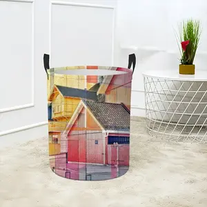 Candy-Colored Laundry Basket (Round Bottom)