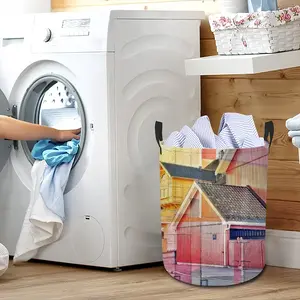 Candy-Colored Laundry Basket (Round Bottom)