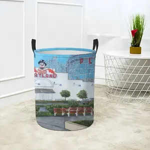 Rockaways Playland New York City Laundry Basket (Round Bottom)