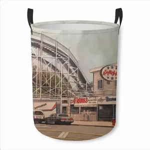 Cyclone Coney Island New York City Laundry Basket (Round Bottom)