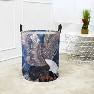 Eagle Scratch Laundry Basket (Round Bottom)