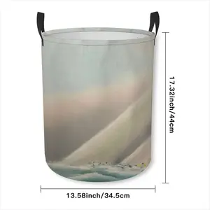 Sailboats 12M Ji Laundry Basket (Round Bottom)