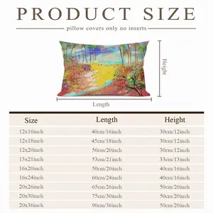 Earth Of Colors Series Z Polyester Pillow (Rectangle, Multi-Size)