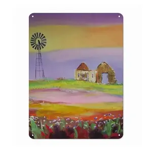 Windmill Iron Painting (Vertical, Multi-Size)