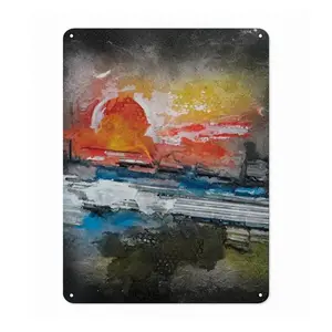 Sunset Iron Painting (Vertical, Multi-Size)