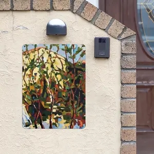 Angler Near An Old Mill Iron Painting (Vertical, Multi-Size)