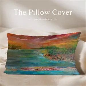 Eclipse Of The Sea Polyester Pillow (Rectangle, Multi-Size)