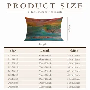 Eclipse Of The Sea Polyester Pillow (Rectangle, Multi-Size)