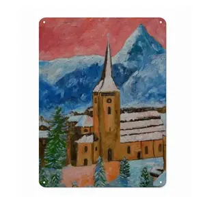 Zermatt Iron Painting (Vertical, Multi-Size)