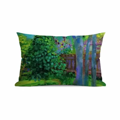 Backyard Fence Polyester Pillow (Rectangle, Multi-Size)