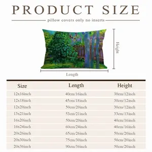 Backyard Fence Polyester Pillow (Rectangle, Multi-Size)