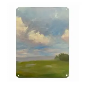 Countryside Landscape Iron Painting (Vertical, Multi-Size)