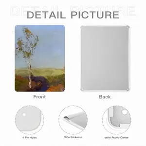 White Gum Trees Iron Painting (Vertical, Multi-Size)