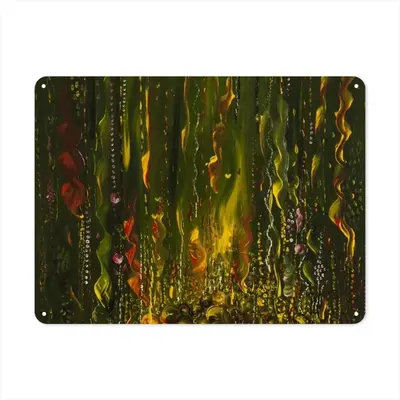 Cellular Universe M Iron Painting (Horizontal, Multi-Size)