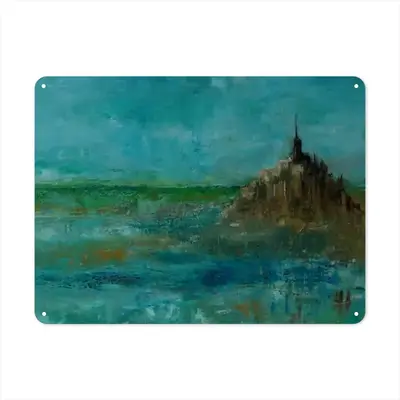 St Michaels Mount France Iron Painting (Horizontal, Multi-Size)