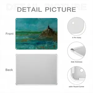 St Michaels Mount France Iron Painting (Horizontal, Multi-Size)