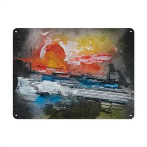 Sunset Iron Painting (Horizontal, Multi-Size)