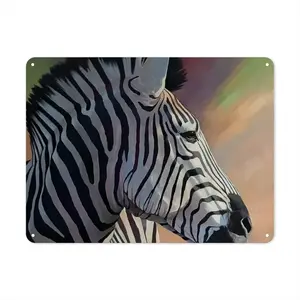 Dreamy Zebra Iron Painting (Horizontal, Multi-Size)