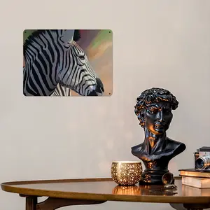 Dreamy Zebra Iron Painting (Horizontal, Multi-Size)