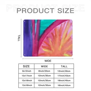 Colorful Straws Iron Painting (Horizontal, Multi-Size)