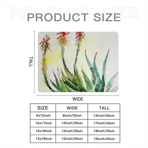 Aloe Iron Painting (Horizontal, Multi-Size)