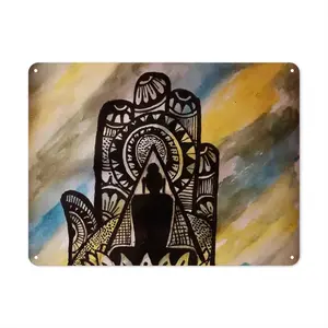 Protection Of The Dhamma Iron Painting (Horizontal, Multi-Size)