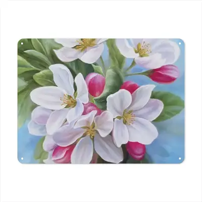 Apple Blossom Iron Painting (Horizontal, Multi-Size)