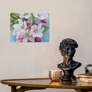 Apple Blossom Iron Painting (Horizontal, Multi-Size)