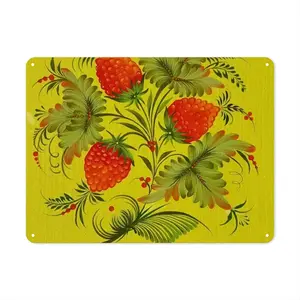 Raspberry Iron Painting (Horizontal, Multi-Size)