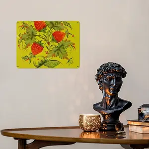 Raspberry Iron Painting (Horizontal, Multi-Size)