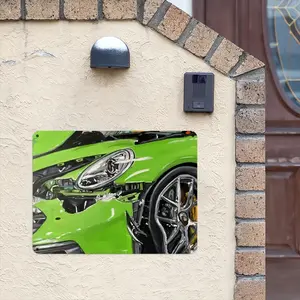 Porsche Gt3 Crash Iron Painting (Horizontal, Multi-Size)