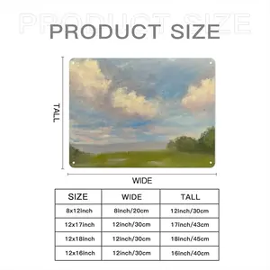 Countryside Landscape Iron Painting (Horizontal, Multi-Size)