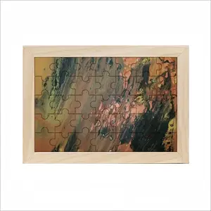 Bronze Abstraction Picture Frame Puzzle