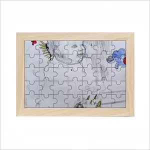 Baby - Drawing Pencil Picture Frame Puzzle