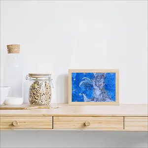 Drawing Ink - Blue Diva Picture Frame Puzzle