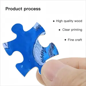 Drawing Ink - Blue Diva Picture Frame Puzzle