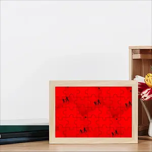 Deep Red (Decomposition) Picture Frame Puzzle