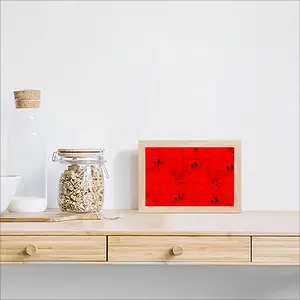 Deep Red (Decomposition) Picture Frame Puzzle