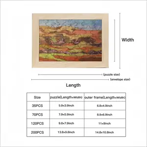 Mountain Range Picture Frame Puzzle