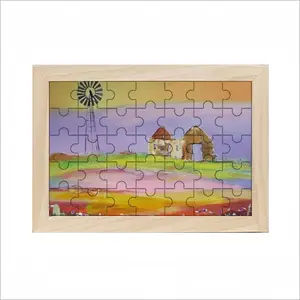 Windmill Picture Frame Puzzle