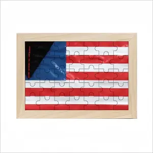 Pubic Flag United States Picture Frame Puzzle