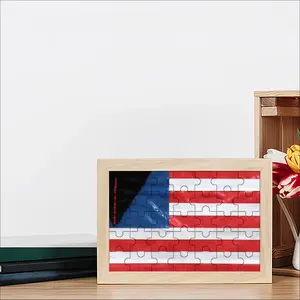 Pubic Flag United States Picture Frame Puzzle